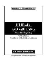 Let Heaven and Nature Sing SATB choral sheet music cover